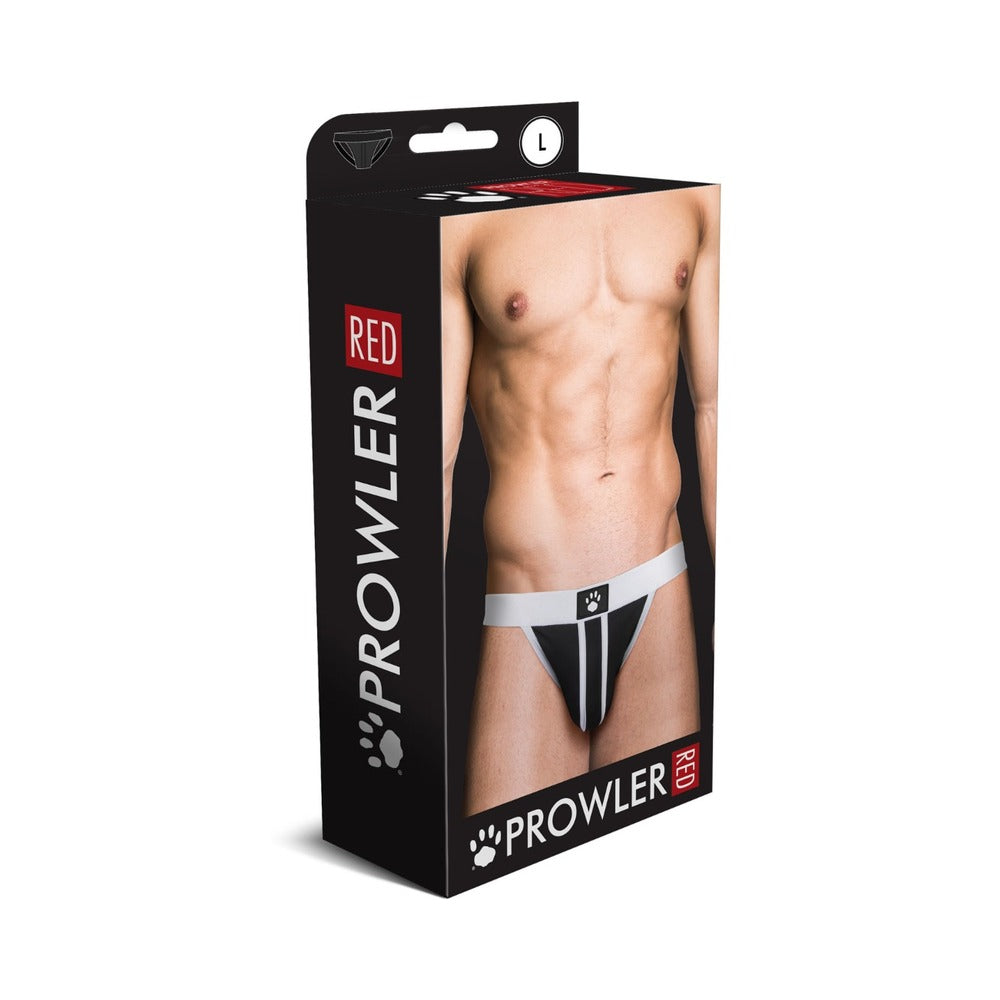 Prowler RED Assless Jock Strap White L Prowler RED white-trim open-back jock size L retail box