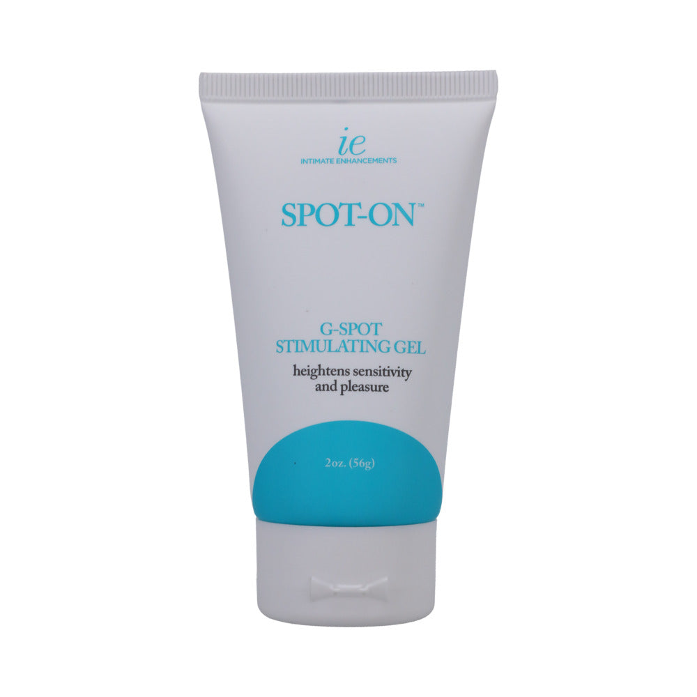 Spot-On G-Spot Stimulating Gel 2oz. Doc Johnson Spot-On 2 oz white squeeze tube front