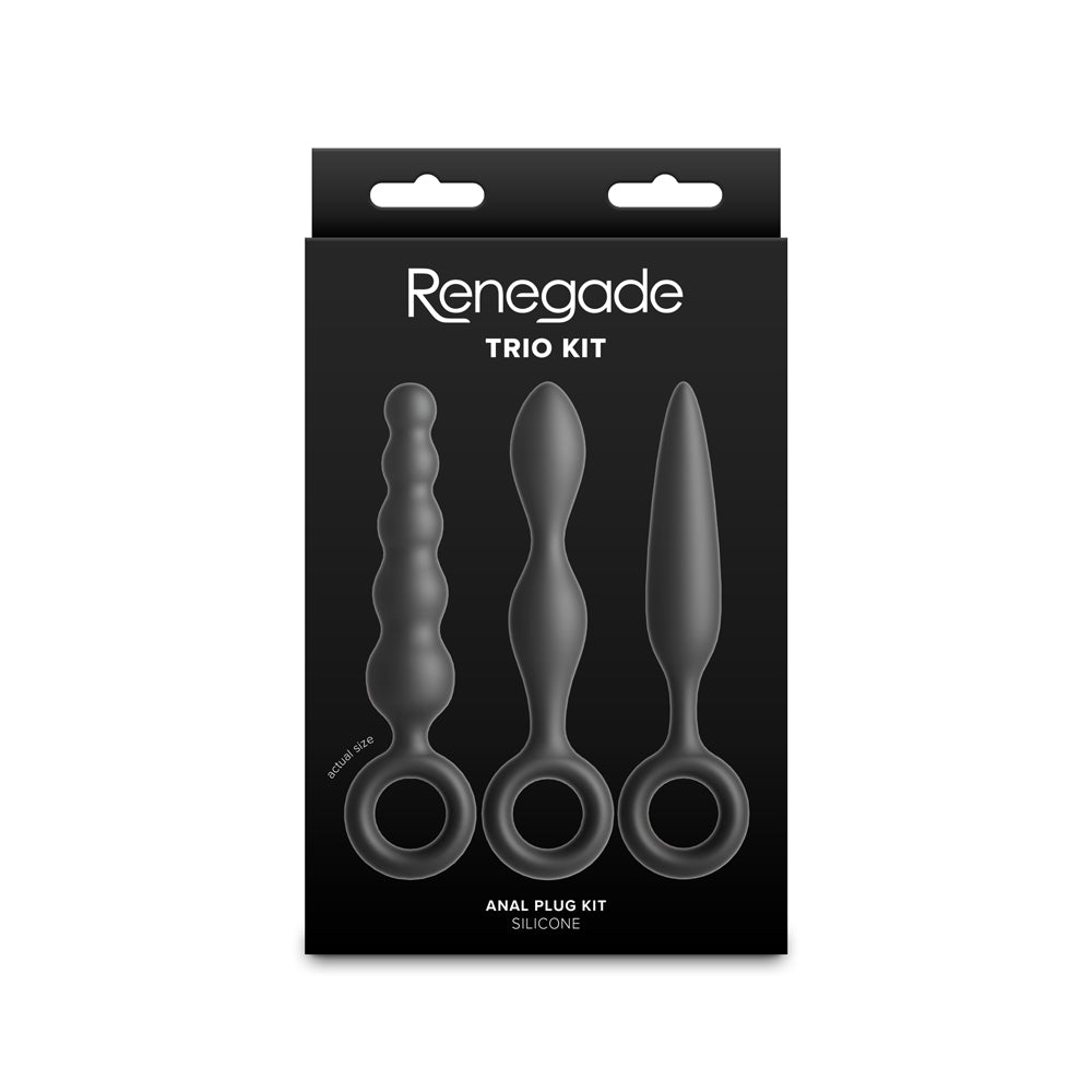 Renegade Trio Kit Black Black Renegade Trio three-plug kit in retail box