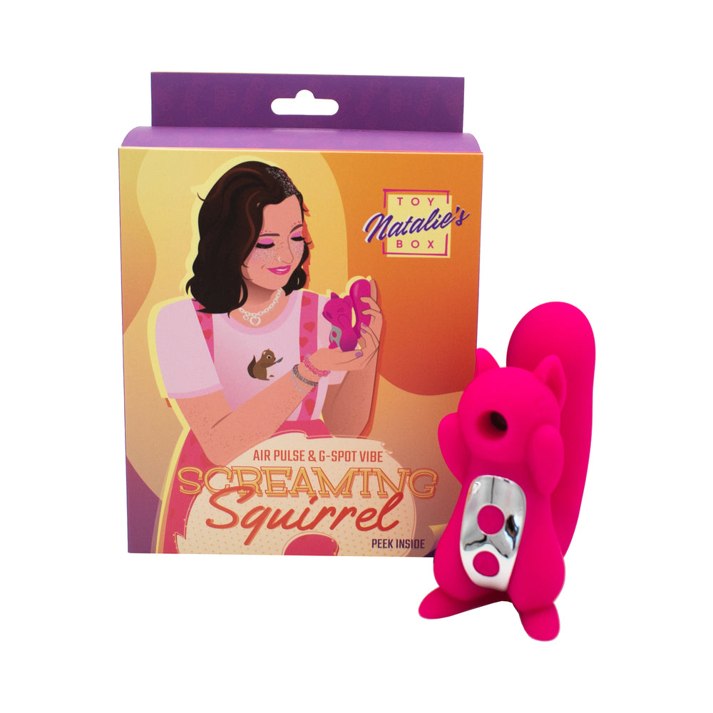 Screaming Squirrel Air Pulse & G-Spot Vibrator Screaming Squirrel Air Pulse & G-Spot Vibrator