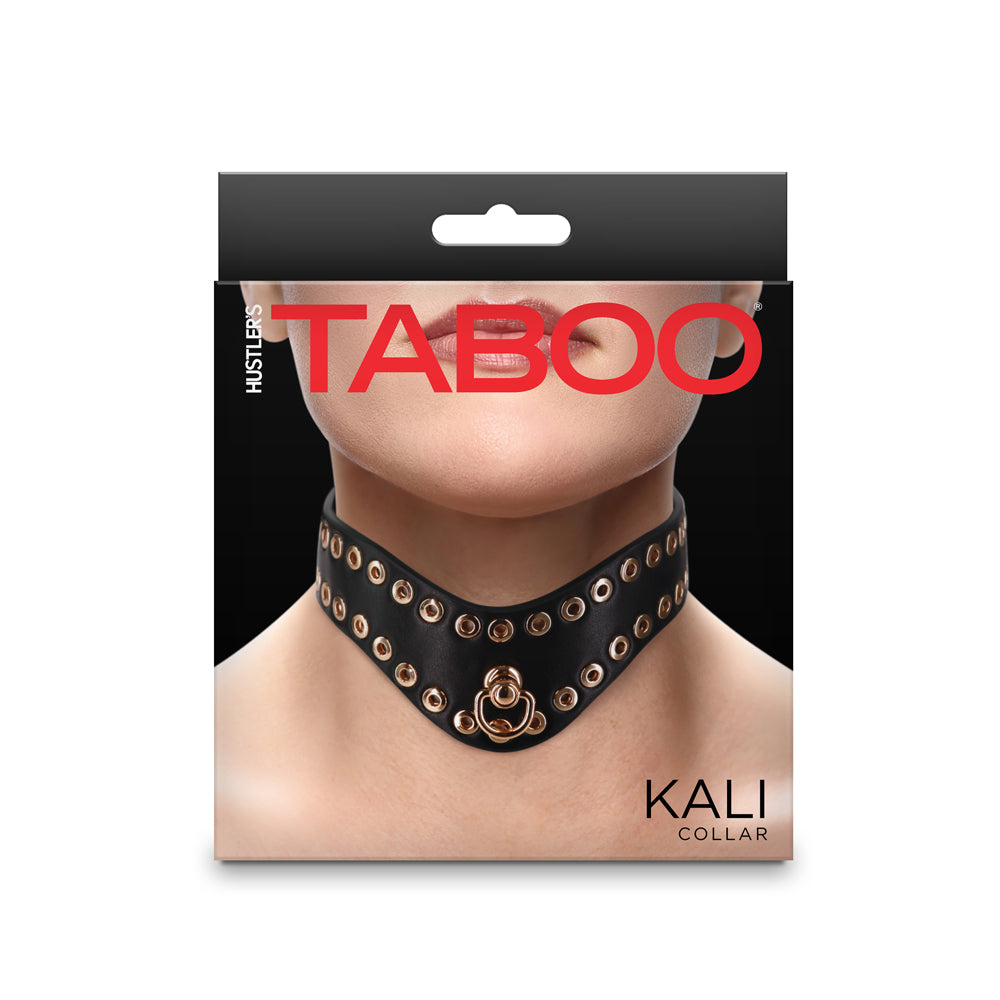 Hustler Taboo Kali Collar Black black Hustler Taboo Kali collar with gold studs on retail card