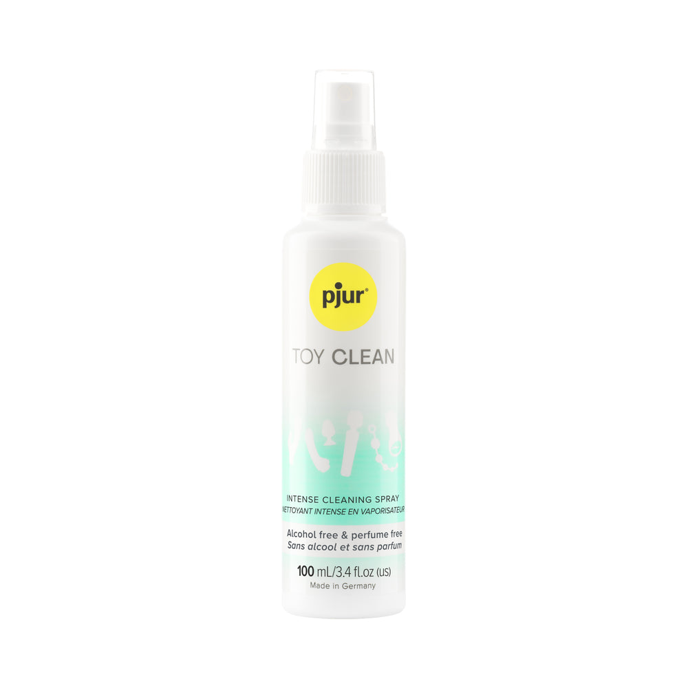 pjur TOY CLEAN 3.4 oz. pjur Toy Clean 3.4 oz clear spray bottle with mint label