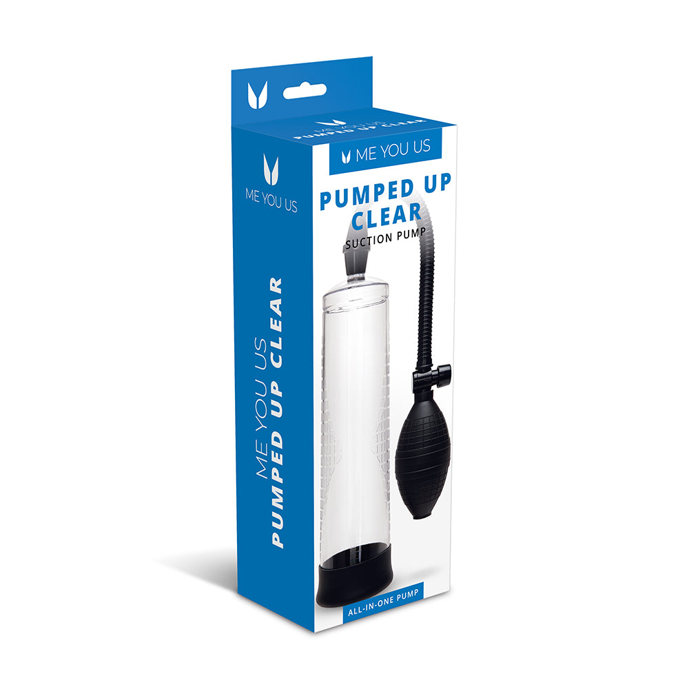 Me You Us Pumped Up Clear Me You Us Pumped Up Clear in tall blue retail box