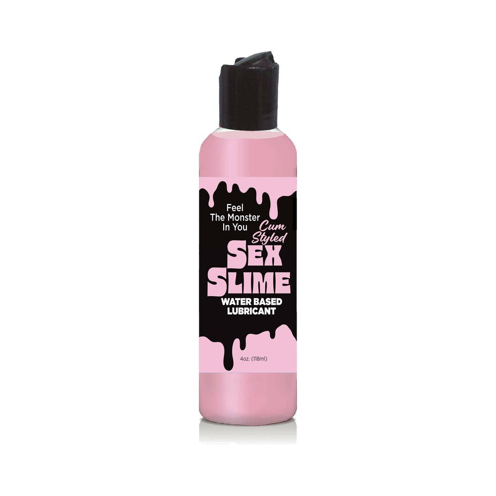 Sex Slime Opaque Pink 4 oz. Opaque-pink Sex Slime 4 oz bottle with black flip-top cap
