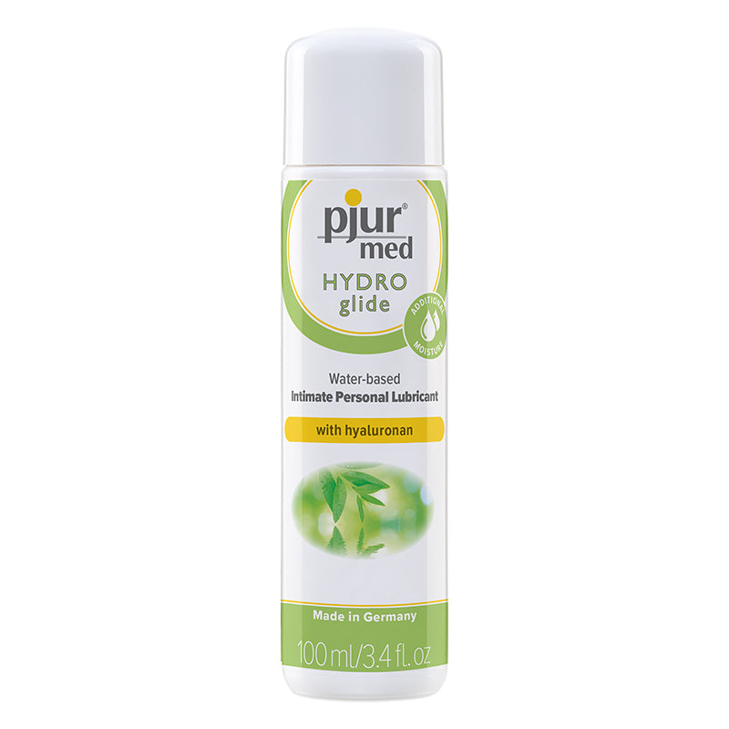 Pjur Med Hydro Glide 100 ml bottle with white cap and green label