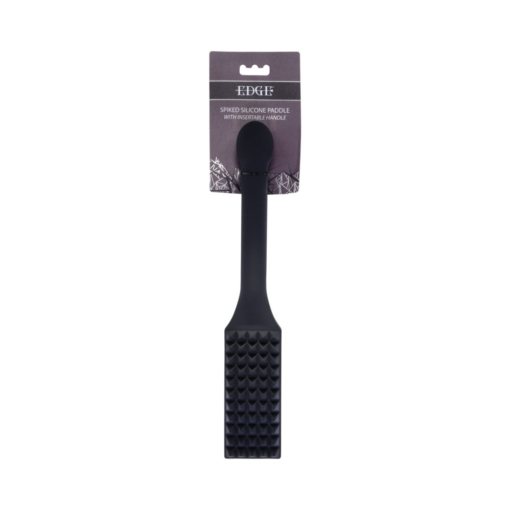 Sportsheets Edge Spiked Silicone Paddle Front hanging view of Sportsheets Edge Spiked Silicone Paddle