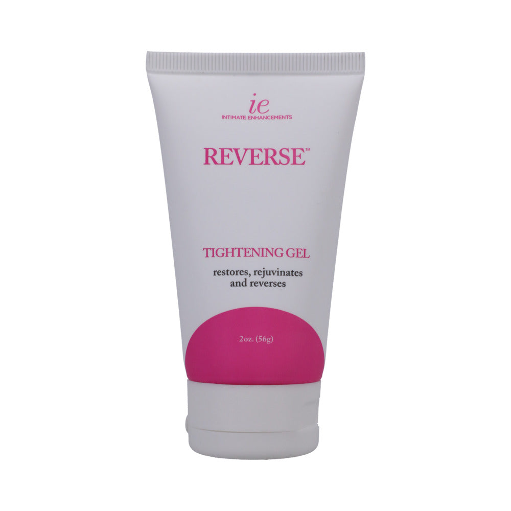 Reverse Vaginal Tightening Cream 2 oz. Bulk Doc Johnson Reverse 2 oz white squeeze tube front