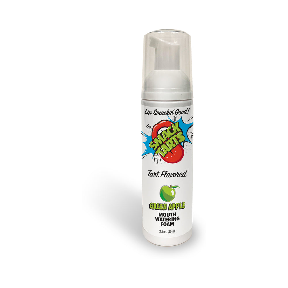 Smack Tarts Mouthwatering Foam Sour Green Apple 2.7 oz. Smack Tarts Green Apple Foam in white 2.7 oz pump bottle