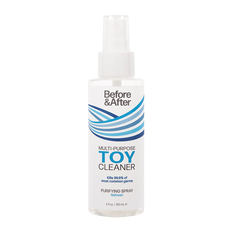 Before & After Spray Toy Cleaner 4 oz. Before and After 4 oz toy cleaner with white spray pump