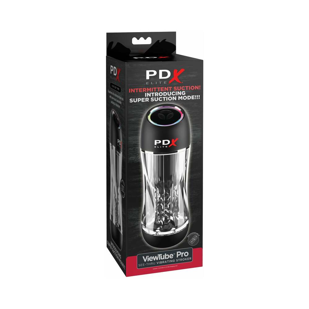 PDX Elite ViewTube Pro PDX Elite ViewTube Pro clear automatic suction stroker in black box