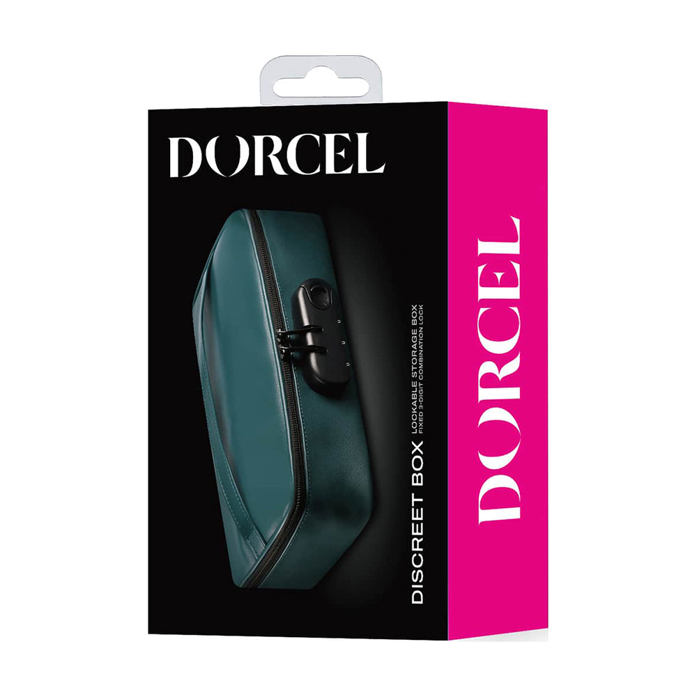 Dorcel Discreet Box Luxury Green dark green Dorcel Discreet Box with black combination lock pictured on box