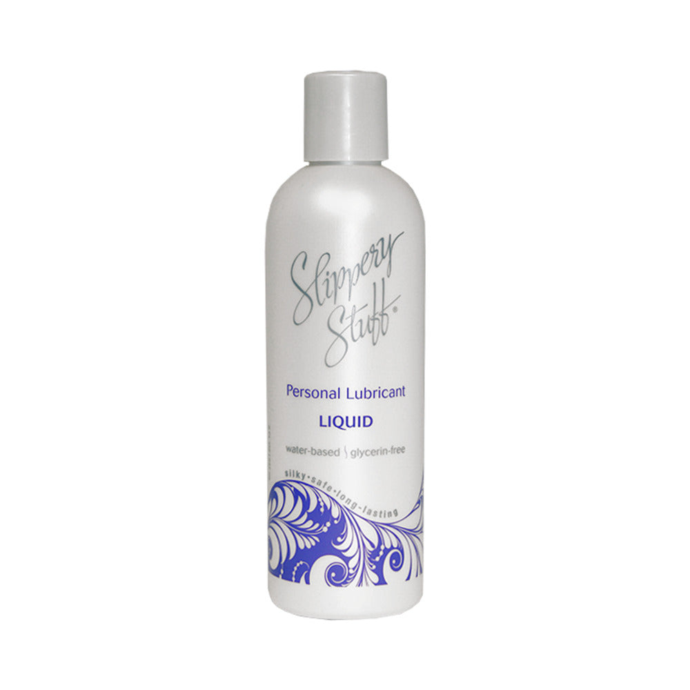 Slippery Stuff Liquid Water-Based Lubricant 8 oz. Slippery Stuff Liquid 8 oz water-based lubricant in white bottle
