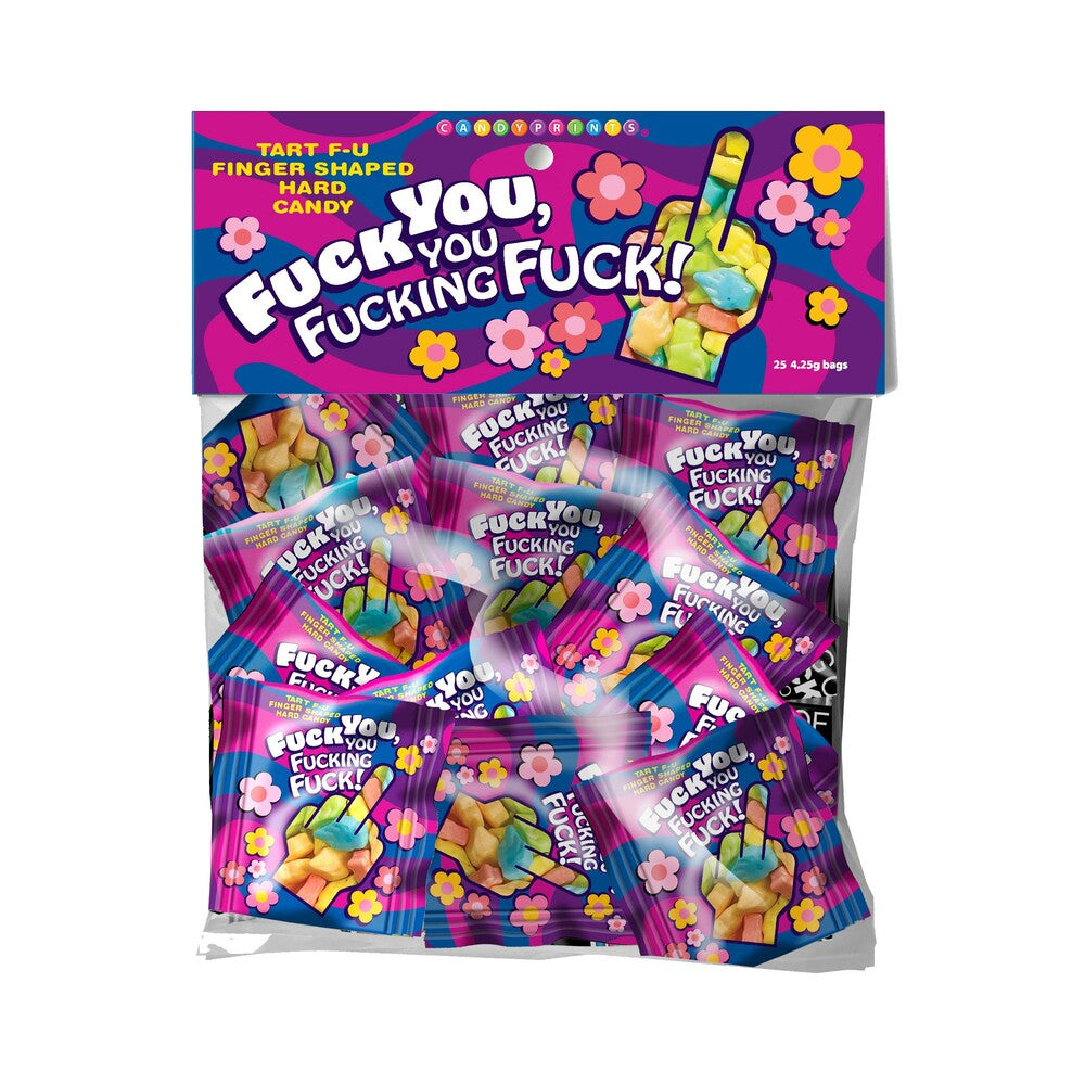 Fuck You You Fucking Fuck 25-Piece Bag Large bag containing 25 Fuck You candy mini-packs