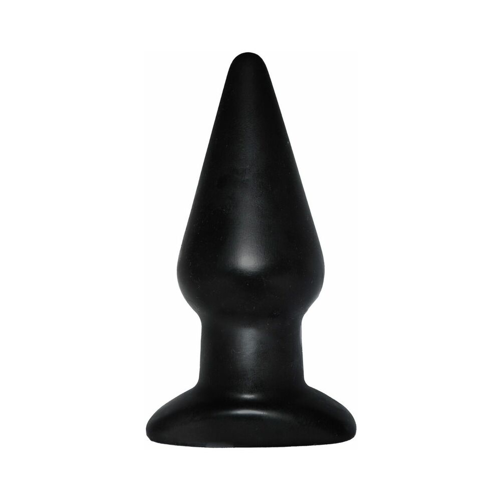 Me You Us Black Large Anal Plug Large Me You Us black anal plug with broad T-shaped base