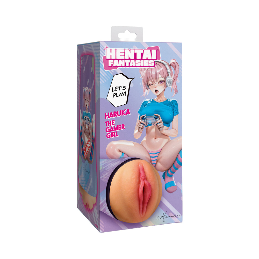 Hentai Fantasies Haruka the Gamer Girl Pussy Masturbator Hentai Fantasies Haruka sleeve masturbator in illustrated retail packaging