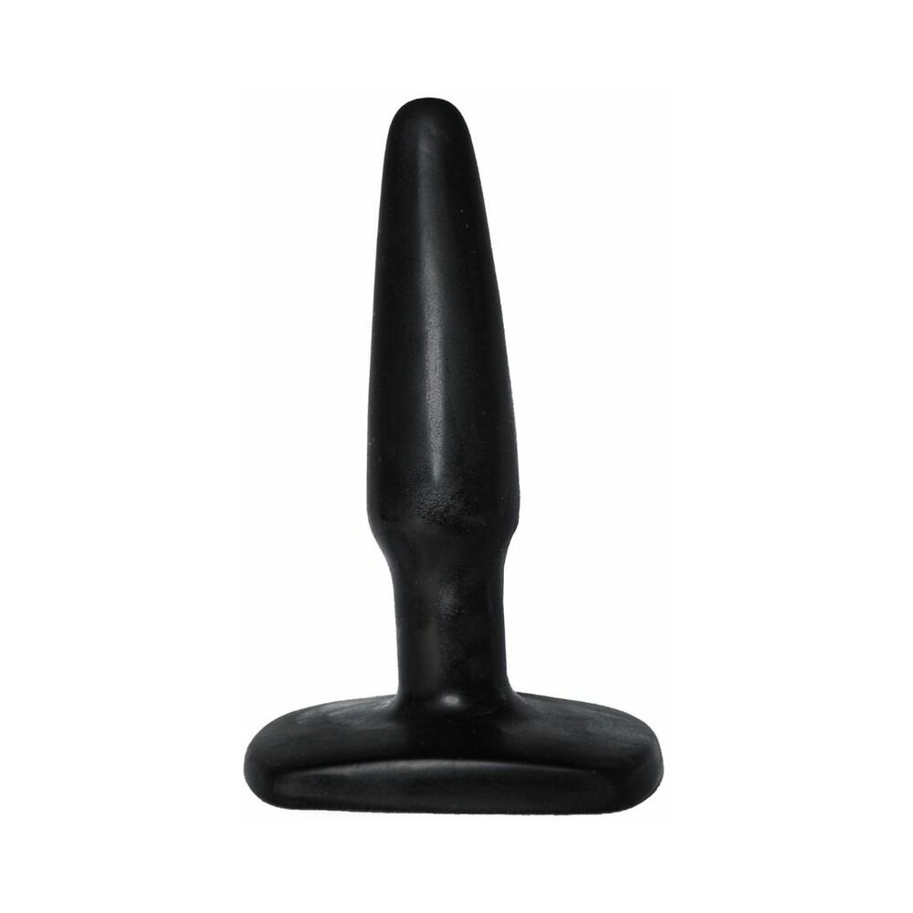 Me You Us Black Small Anal Plug Small Me You Us black anal plug with slim body and T base