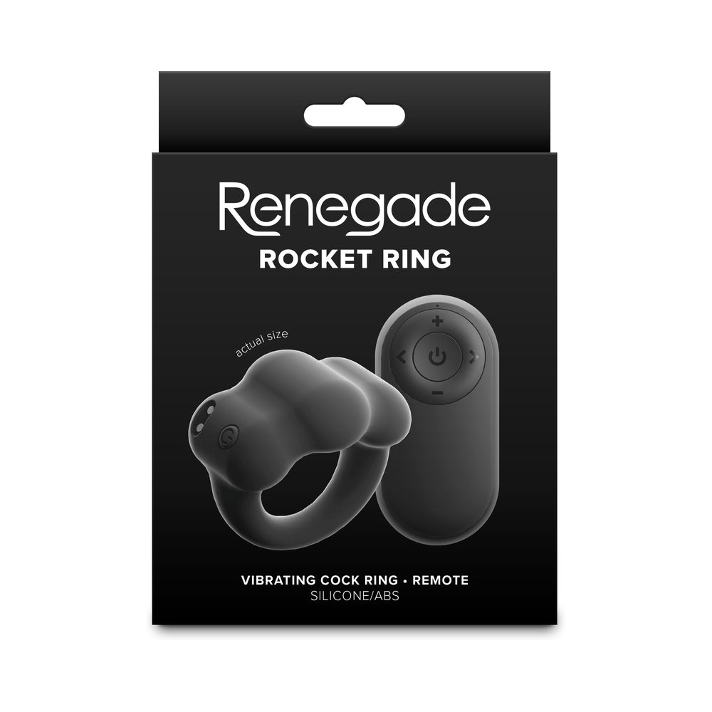 Renegade Rocket Ring Black Black Renegade Rocket Ring and oval remote on retail box