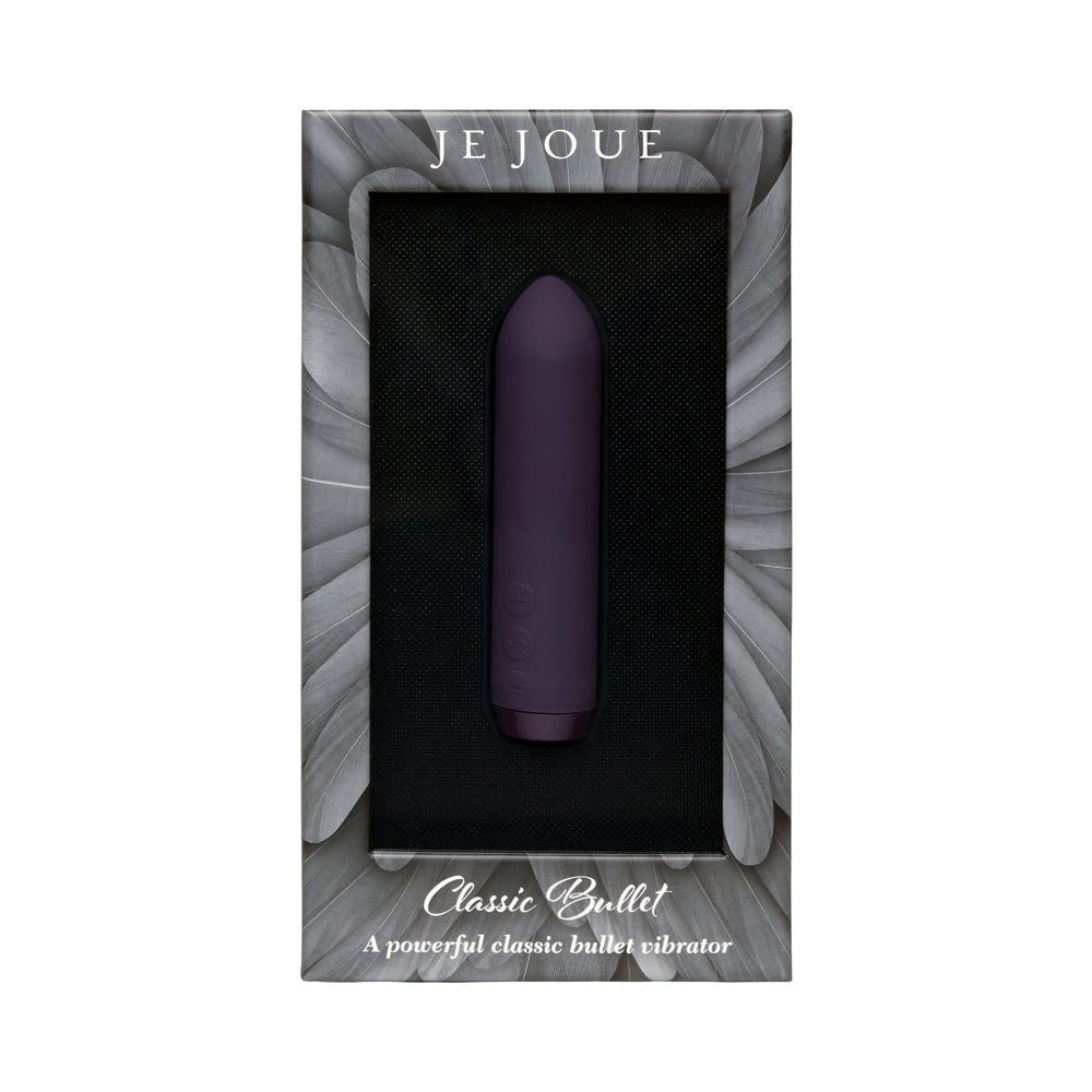Je Joue Classic Bullet Purple Purple Je Joue Classic Bullet displayed in retail packaging