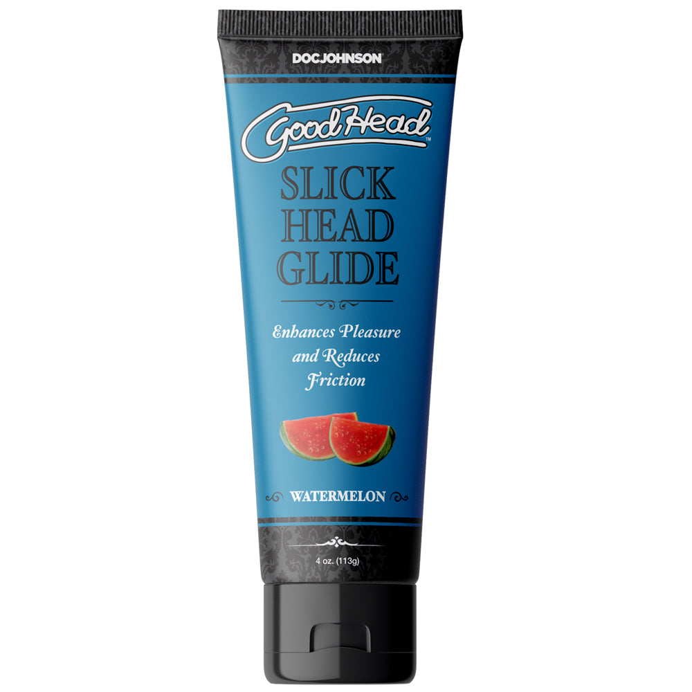 GoodHead Slick Head Glide Watermelon 4 oz. Bulk Blue GoodHead Watermelon Slick Head Glide 4 oz squeeze tube