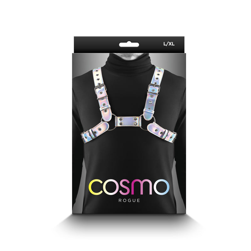 Cosmo Harness Rogue L/XL Cosmo Rogue L/XL rainbow chest harness in retail box