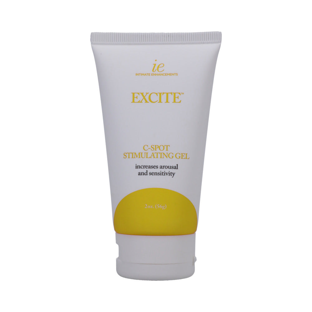 Doc Johnson Excite C-Spot Stimulating Cream 2 oz. Bulk Front of Doc Johnson Excite C-Spot cream 2 oz bulk tube
