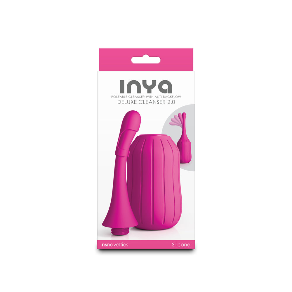 INYA Deluxe Cleanser 2.0 Pink Pink INYA Deluxe Cleanser 2.0 set in white retail box