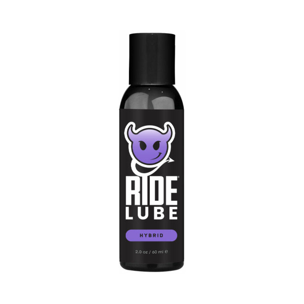 Ride Lube Silk Hybrid 2 oz Sliquid Ride Silk hybrid 2 oz black bottle with purple bull label
