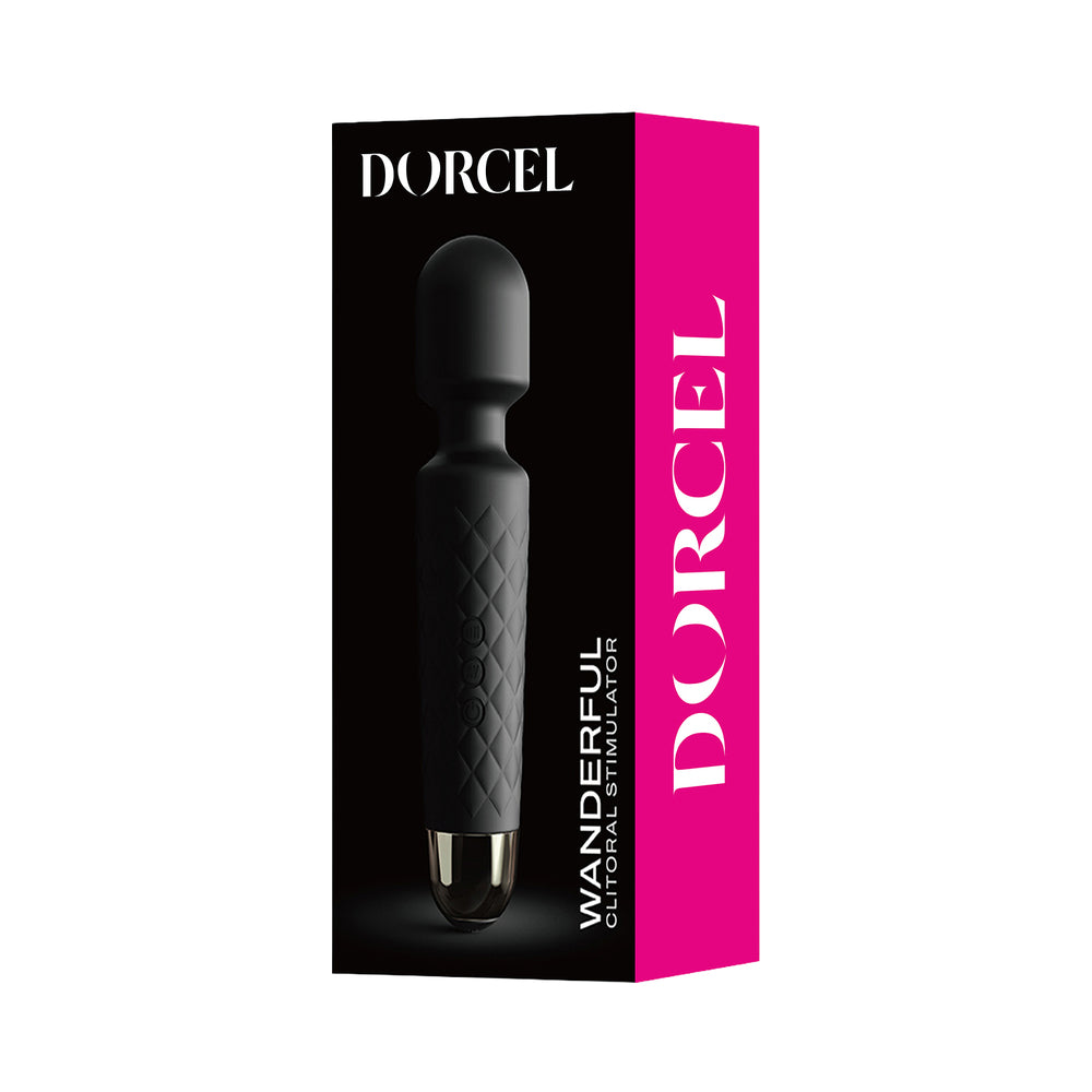 Dorcel Wanderful Rechargeable Wand Black Dorcel Wanderful Rechargeable Wand Black