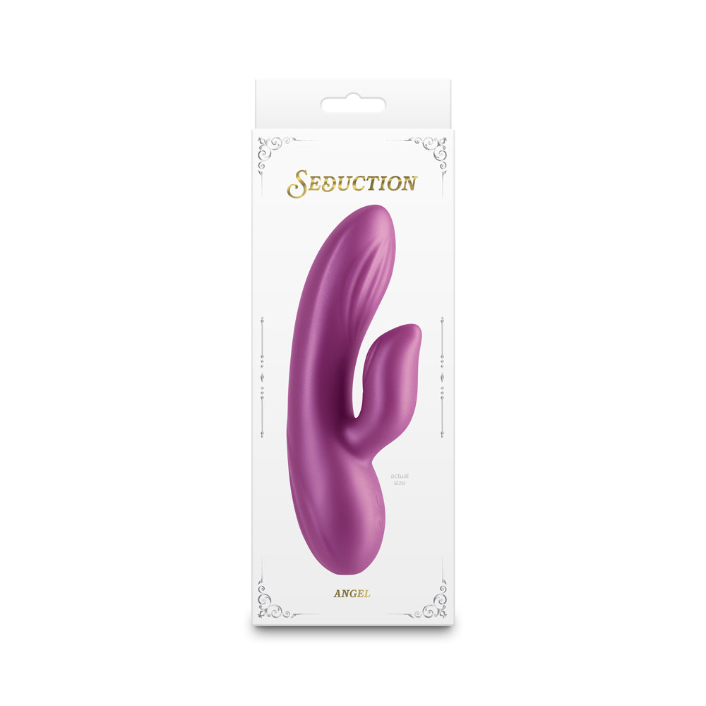 Seduction Angel Metallic Magenta metallic-magenta Seduction Angel rabbit vibrator in white box