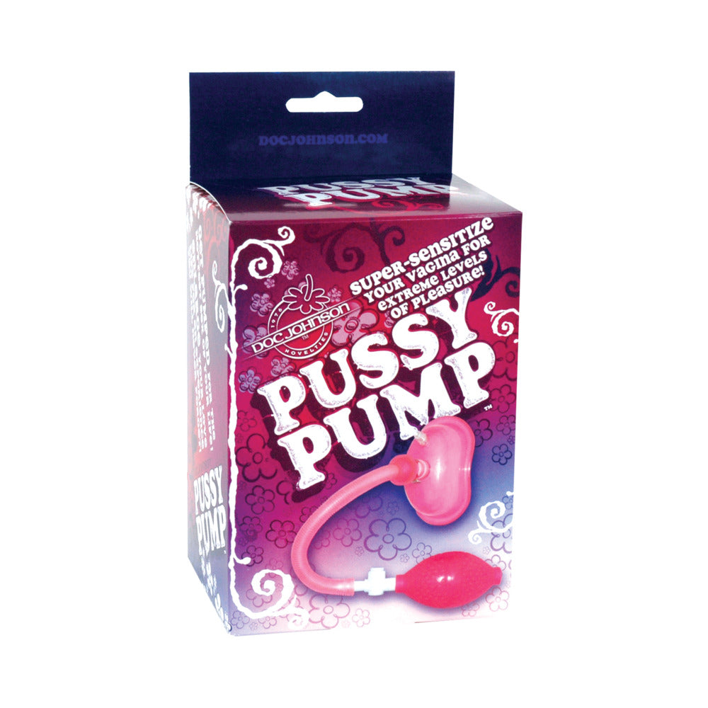 Pussy Pump Doc Johnson hot pink pump in purple retail box