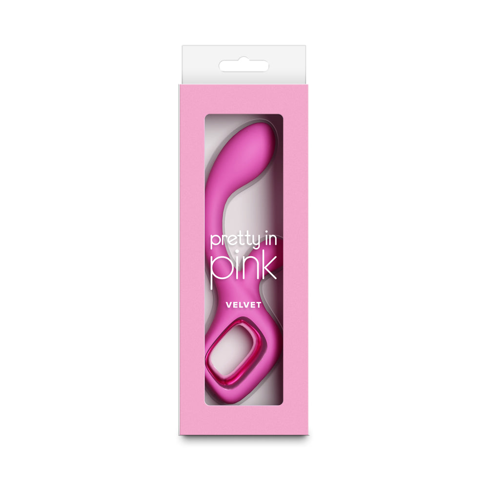 Pretty in Pink Velvet Pink Pretty in Pink Velvet rabbit vibrator in window box