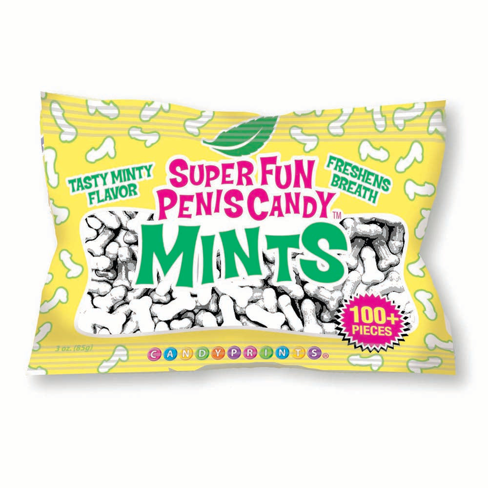Super Fun Penis Candy Mints 3 oz. Bag Yellow 3 oz bag of Super Fun Penis Candy Mints
