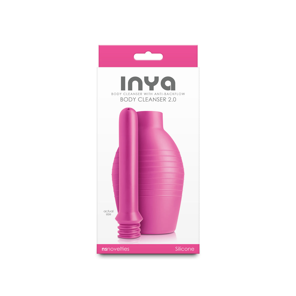 INYA Body Cleanser 2.0 Pink Pink INYA Body Cleanser 2.0 with nozzle in retail box
