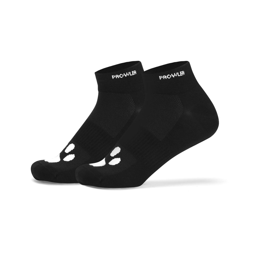 Prowler RED Ankle Sock Daddy Pair of black Prowler RED Daddy ankle socks with paw toes