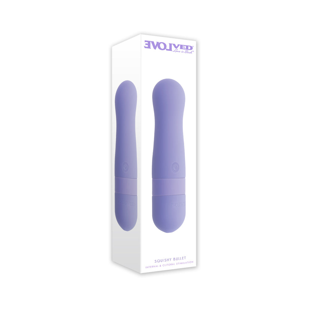 Evolved Squishy Bullet Lilac Boxed lilac Evolved Squishy Bullet vibrator