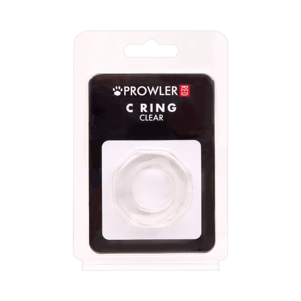 Prowler RED C-Ring Clear Prowler RED clear faceted C-ring front retail package