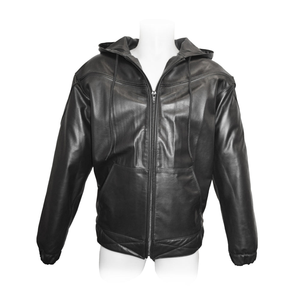 Prowler RED V Sports Jacket L Closed Front Product view of black Prowler RED V Sports Jacket in size L