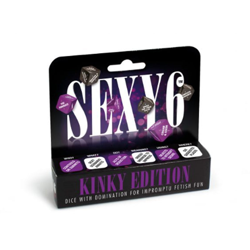 Sexy 6 Kinky Edition Sexy 6 Kinky Edition black display box with purple dice art