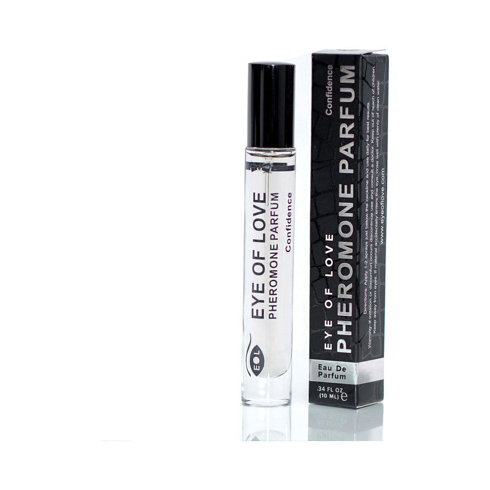 Eye of Love Confidence Attract Her Pheromone Parfum 10 ml Eye of Love Confidence 10 ml clear roll-on beside black carton