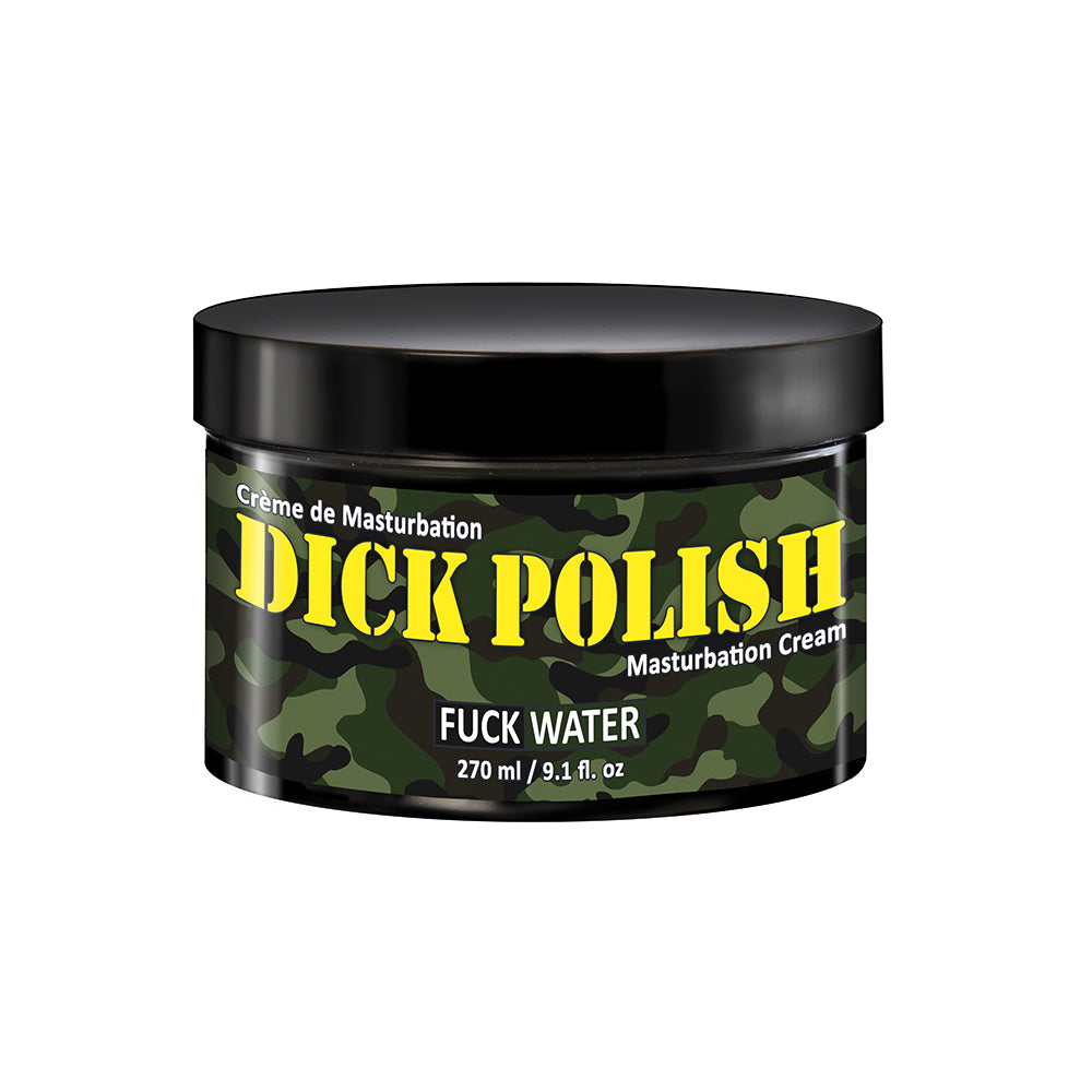 Fuck Water Dick Polish Masturbation Cream 9.1 oz. Closed 9.1 oz Fuck Water Dick Polish black cream jar