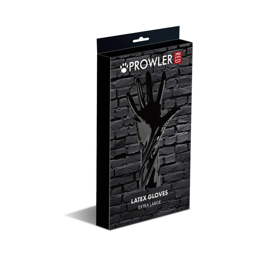 Prowler RED Latex Gloves Black XL Prowler RED black latex gloves size XL retail package