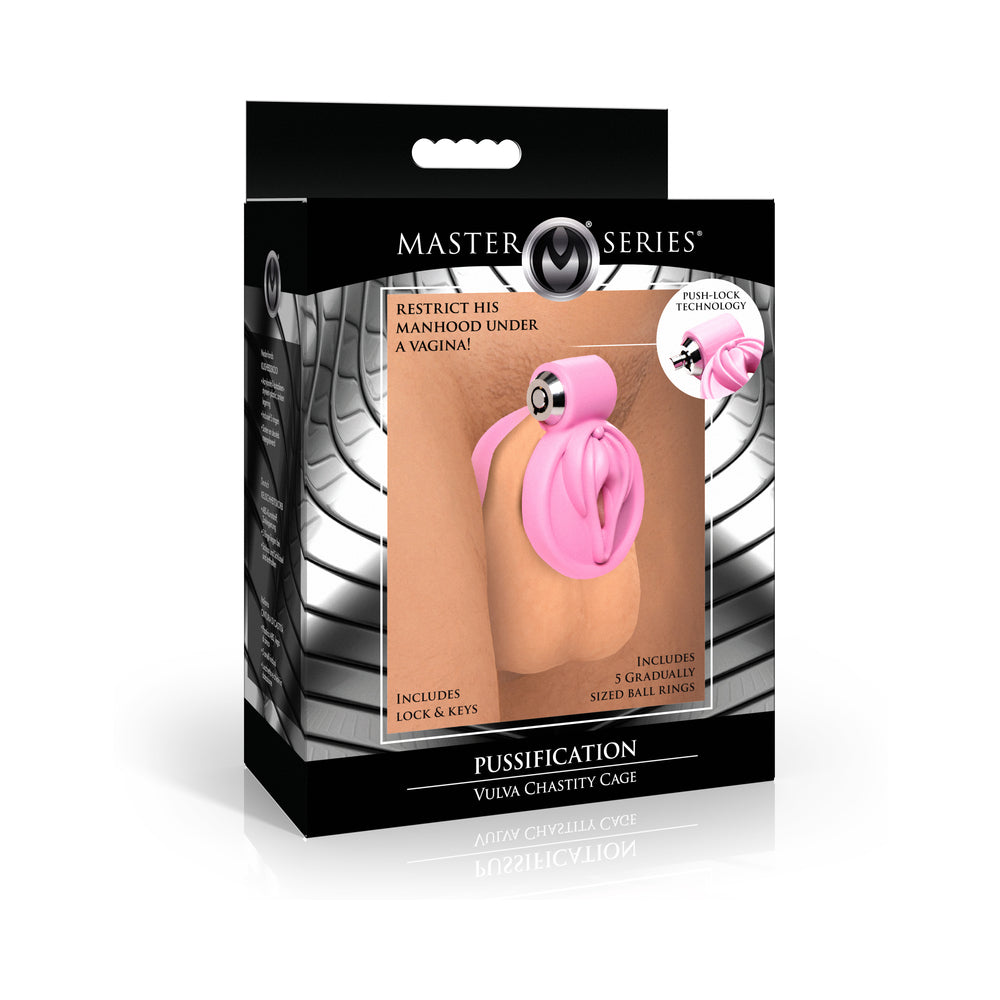 Master Series Vulva Locking Chastity Cage Master Series Vulva Locking Chastity Cage