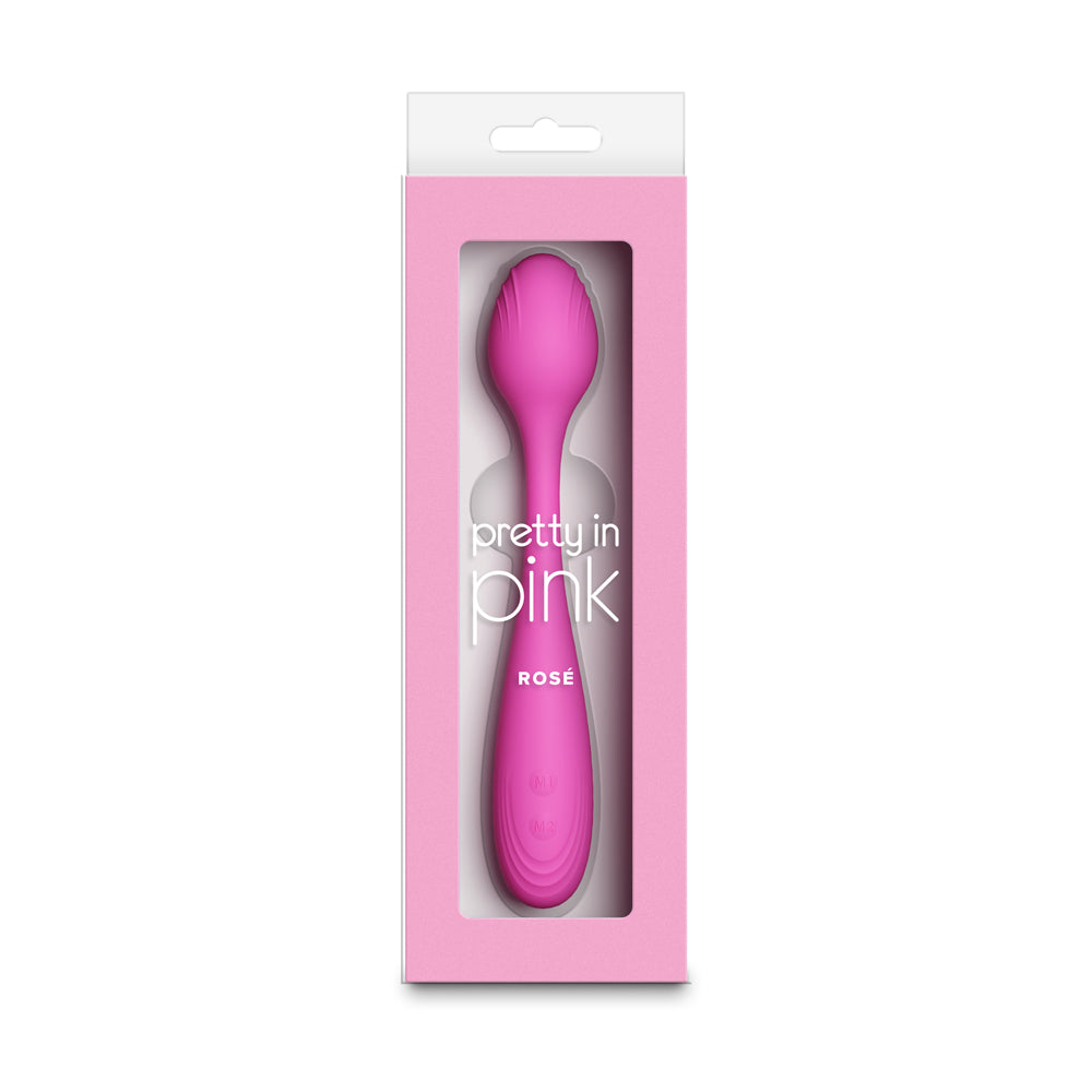Pretty in Pink Rose Pink Pretty in Pink Rose dual-ended vibrator in window box