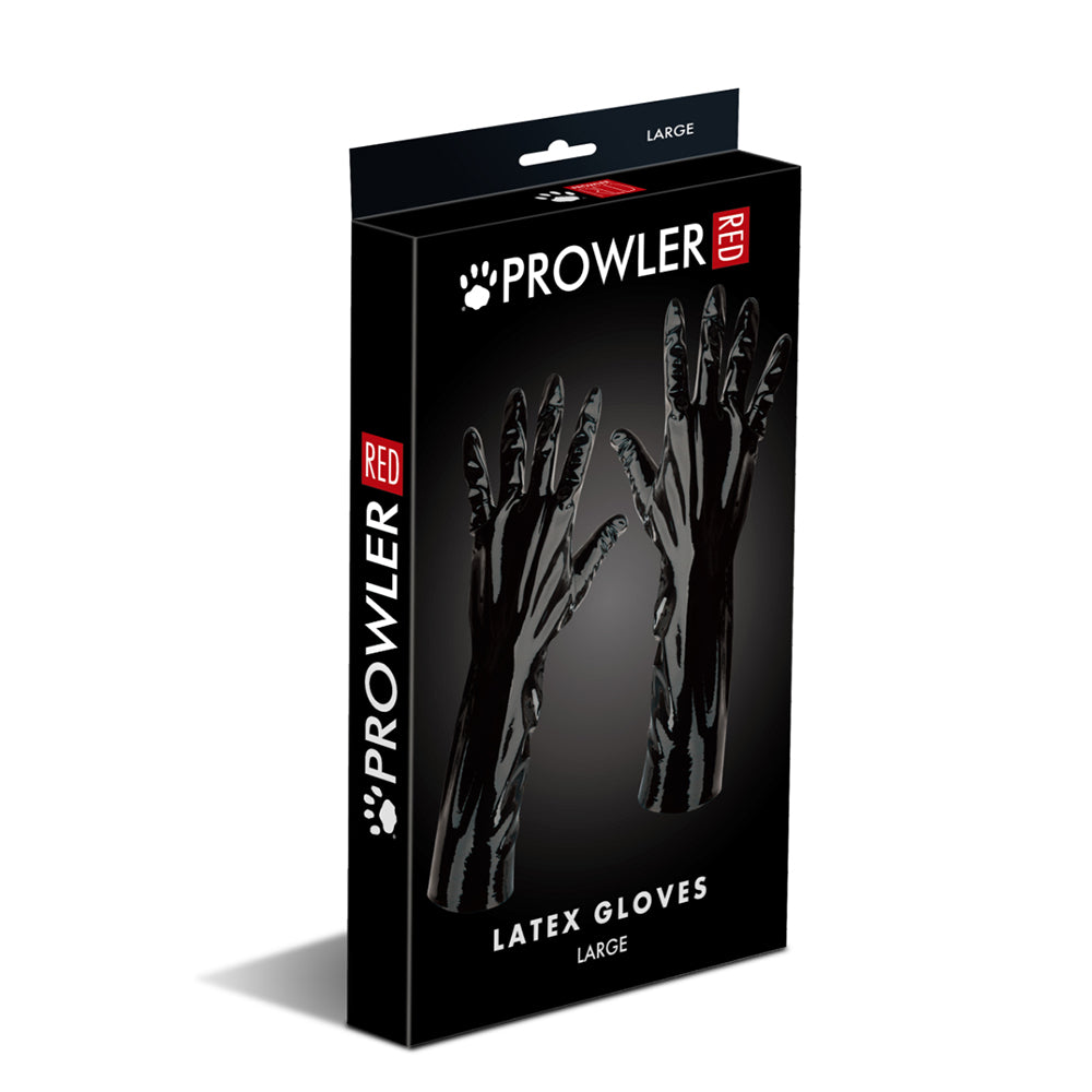 Prowler RED Latex Gloves Black L Prowler RED black latex gloves size L retail box