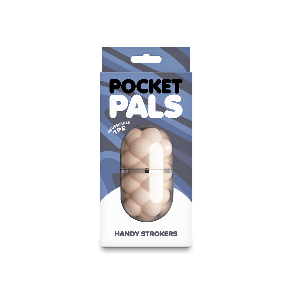 Pocket Pals Bubbles White Pocket Pals Bubbles white hand stroker in blue box