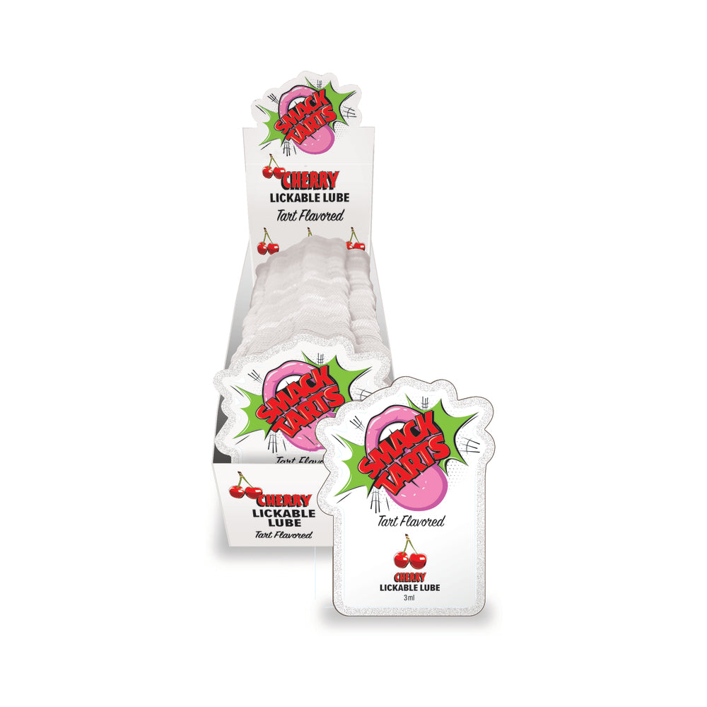 Smack Tarts Lickable Lube Sour Cherry 3 ml Pouch 36-Piece Display Smack Tarts Lickable Lube Sour Cherry 3 ml Pouch 36-Piece Display