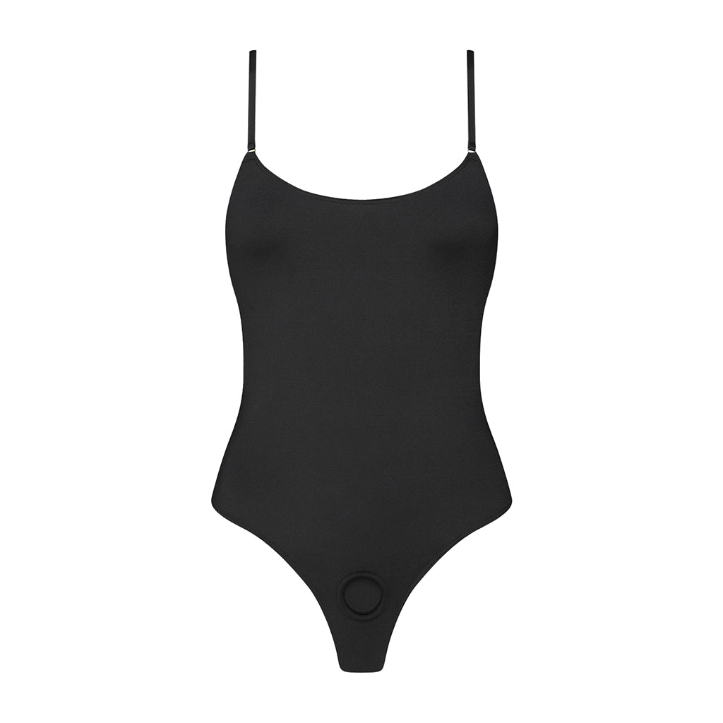 Strap-On-Me Harness Body Signature Black L Black Strap-On-Me Body Signature one-piece harness bodysuit in size L