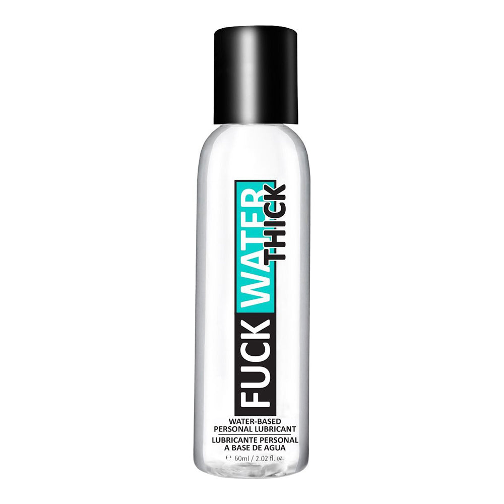 Fuck Water Thick Clear Water-Based Lubricant 2 oz. Clear 2 oz Fuck Water Thick lubricant bottle with black cap