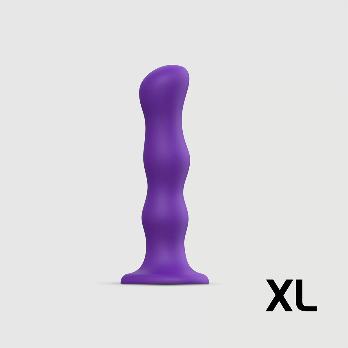 Strap-On-Me Geisha Ball Dildo XL Purple XL purple Strap-On-Me Geisha Ball dildo with wavy shaft and flared base