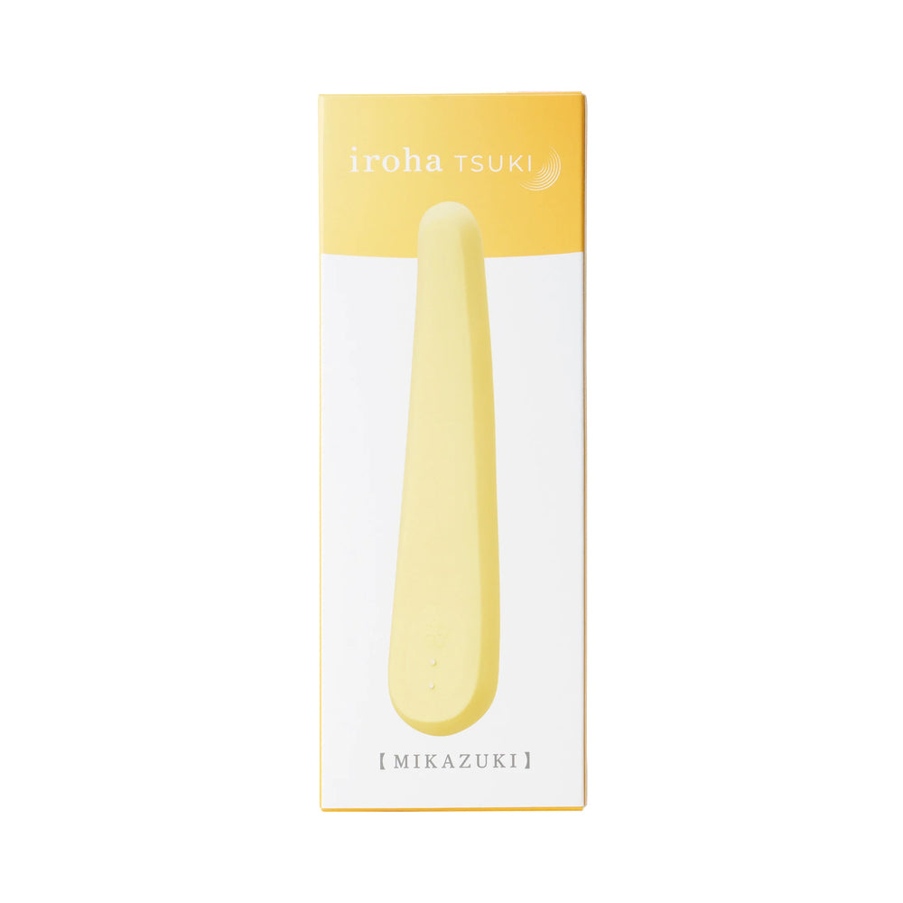 iroha tsuki MIKAZUKI Pale-yellow iroha Tsuki Mikazuki vibrator in yellow window box